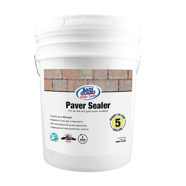 Rainguard Brands 5 Gal. Paver Sealer, Natural Finish, Clear SP-5005 - main